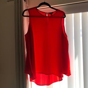 Gorgeous Vince Camuto long sleeve cut out blouse